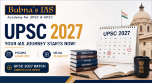 UPSC 2027 Official Calendar Released | IAS Coaching Gujarat